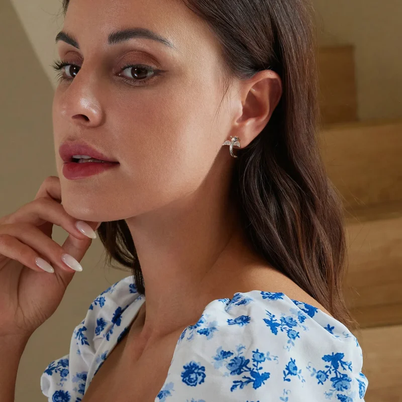 (image for) PANDORA Style Feilong Earrings - SCE1734 - View 7