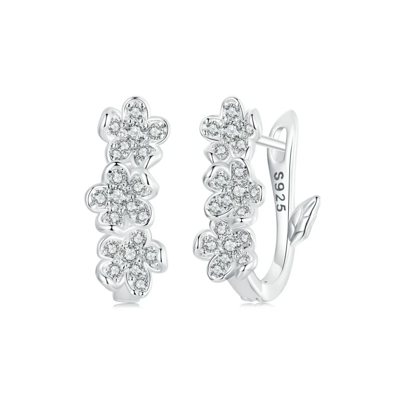 (image for) PANDORA Style Flower Earrings - BSE982 - Product Image