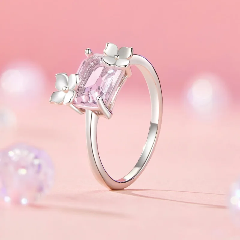 (image for) PANDORA Style Flower Ring - SCR1012 - View 2