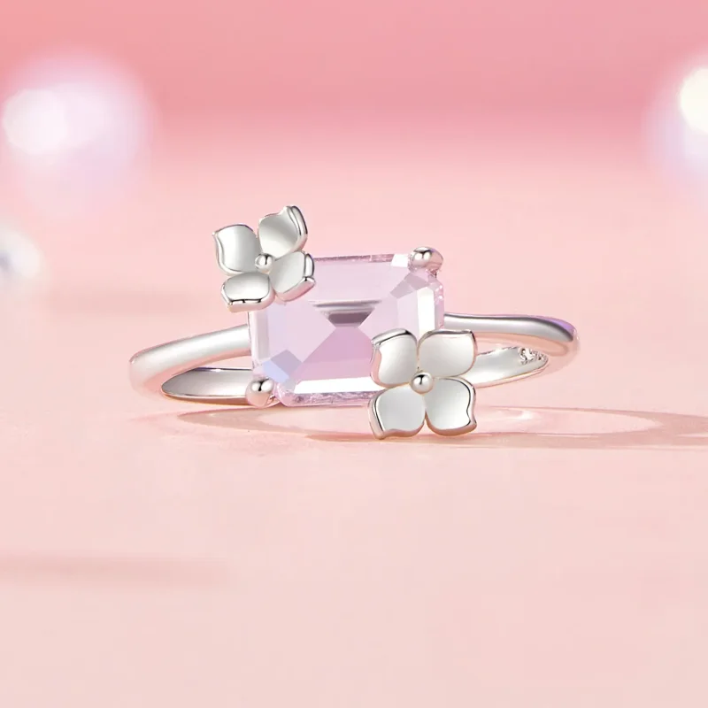 (image for) PANDORA Style Flower Ring - SCR1012 - View 3