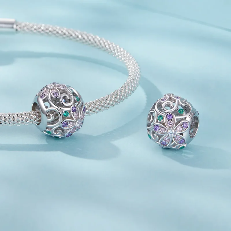 (image for) PANDORA Style Flower Vine Beads - SCC2741 - View 4