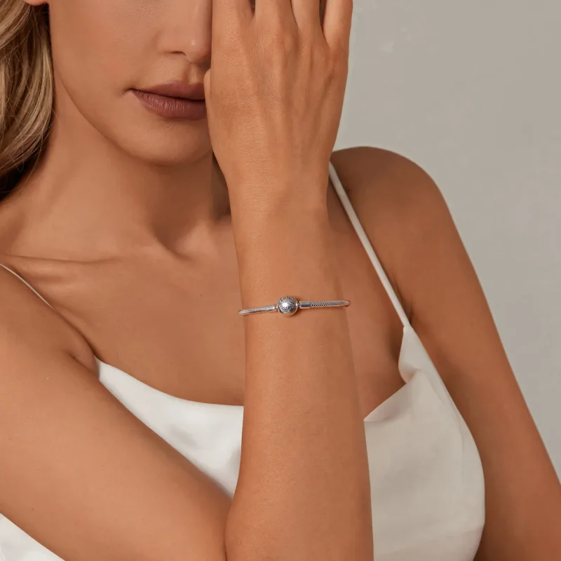 (image for) PANDORA Style Forever Love Snake Bone Basic Bracelet - SCB272 - View 8