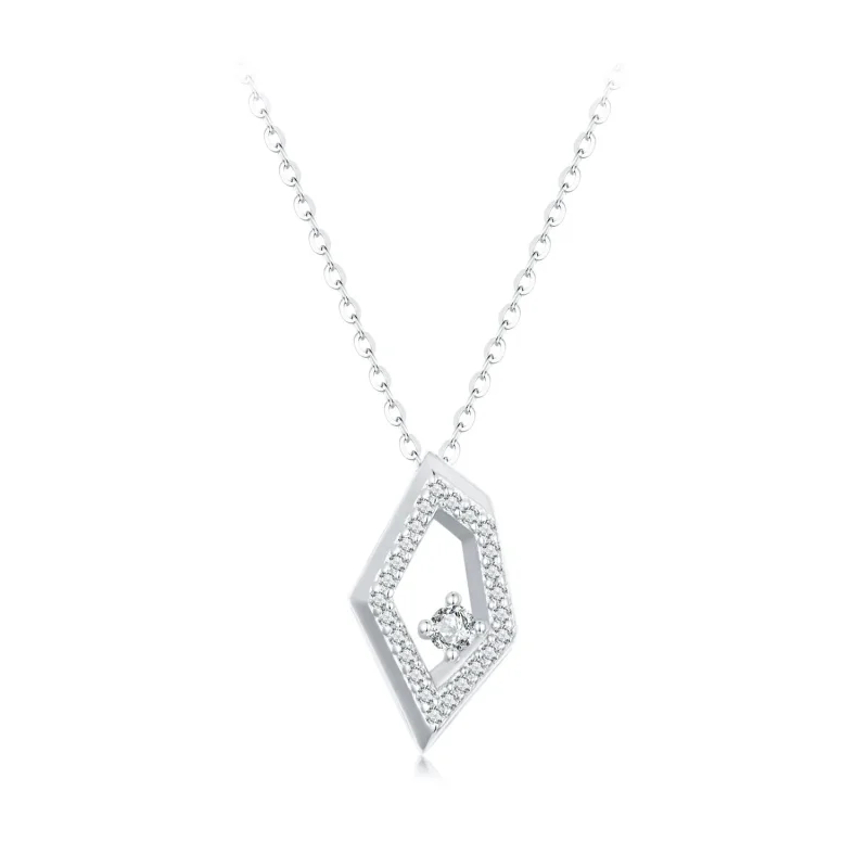 (image for) PANDORA Style Geometric Sparkle Necklace - SCN517 - Product Image