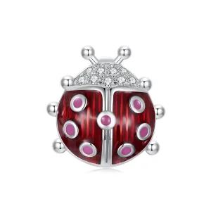 (image for) PANDORA Style Glow-In-The-Dark Ladybug Charm - SCC2735