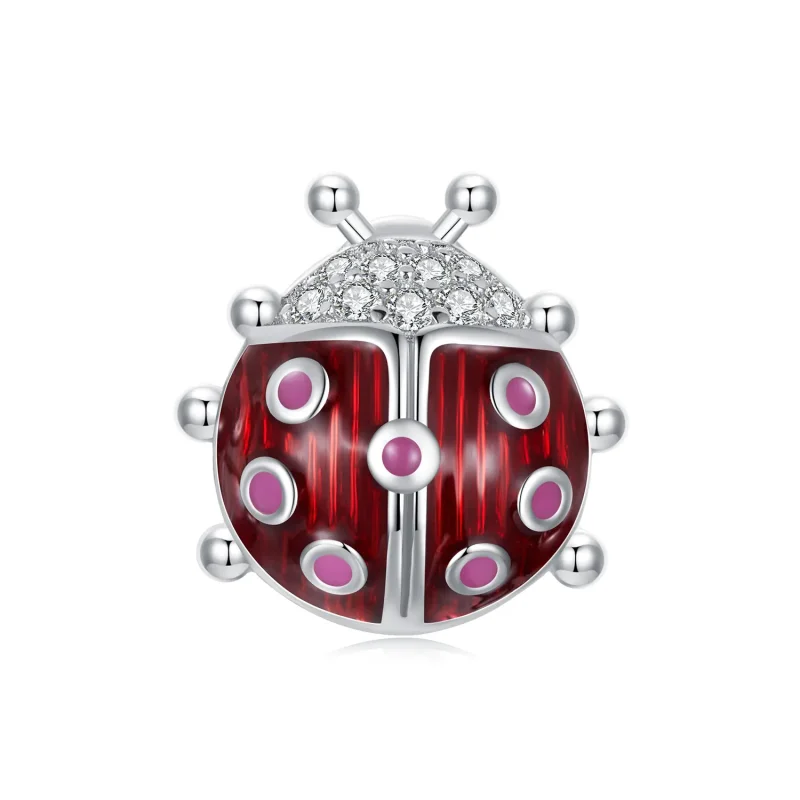 (image for) PANDORA Style Glow-In-The-Dark Ladybug Charm - SCC2735 - Product Image