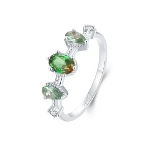 (image for) PANDORA Style Gradient Glass Tourmaline Ring - BSR527