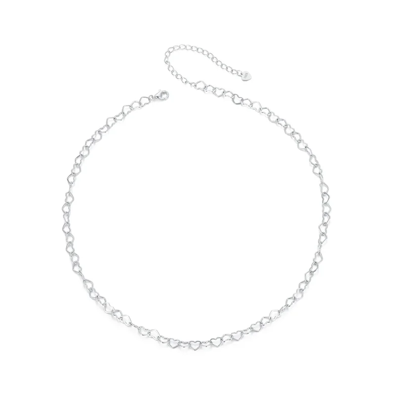 (image for) PANDORA Style Heart Chain Necklace - BSA005 - Product Image