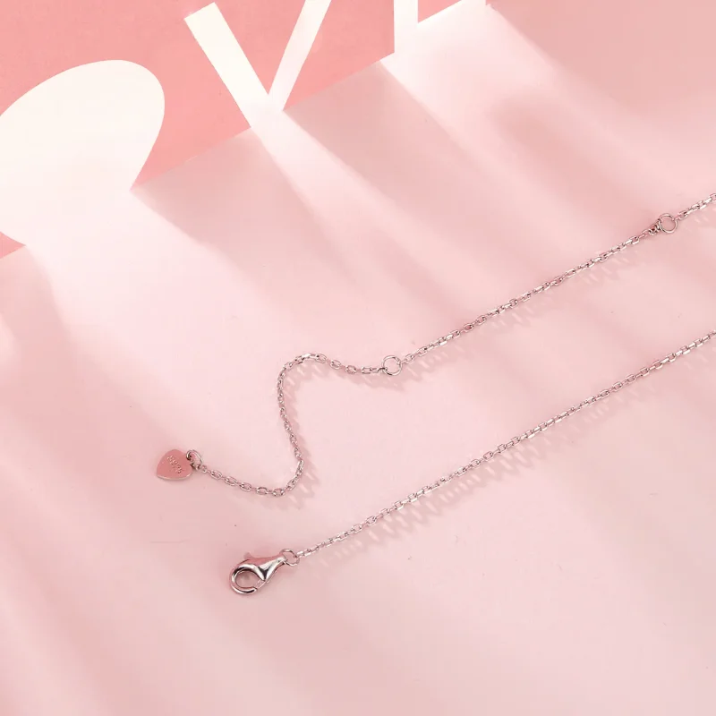 (image for) PANDORA Style Heart-Beating White Shell Y-Shaped Chain - BSN372 - View 4