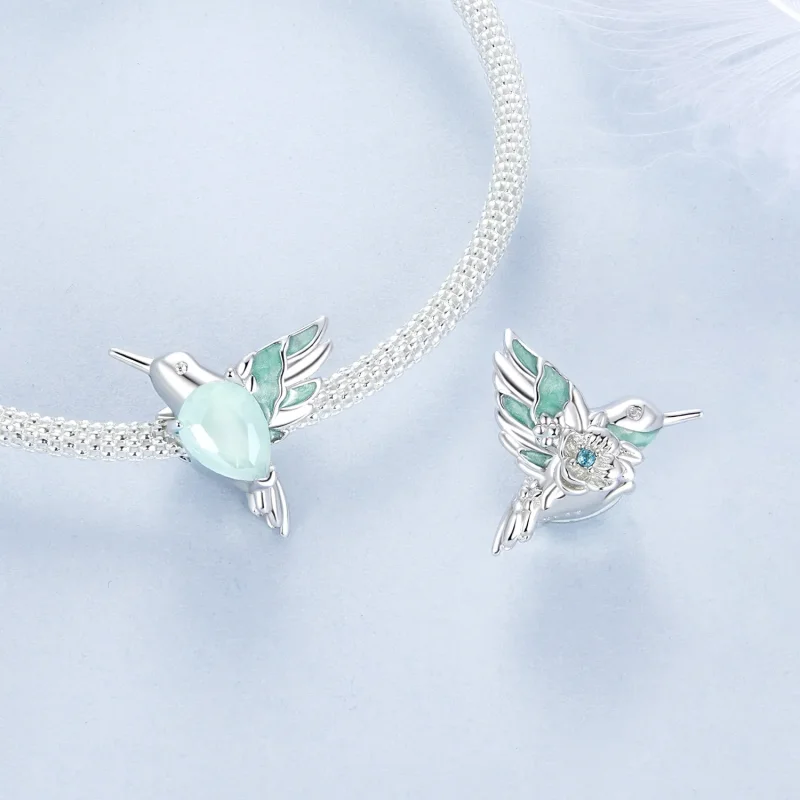 (image for) PANDORA Style Hummingbird Beads - BSC981 - View 4