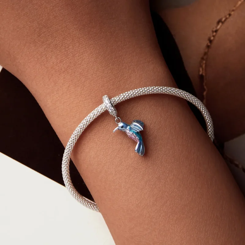 (image for) PANDORA Style Kingfisher Pendant - BSC1004 - View 6