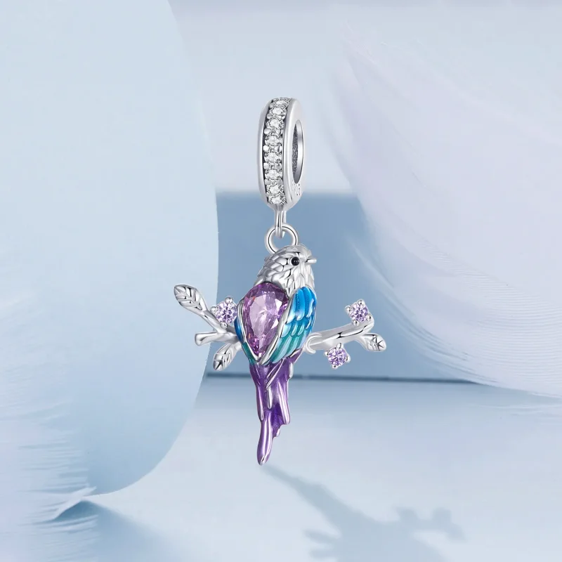 (image for) PANDORA Style Kingfisher Pendant - BSC985 - View 2