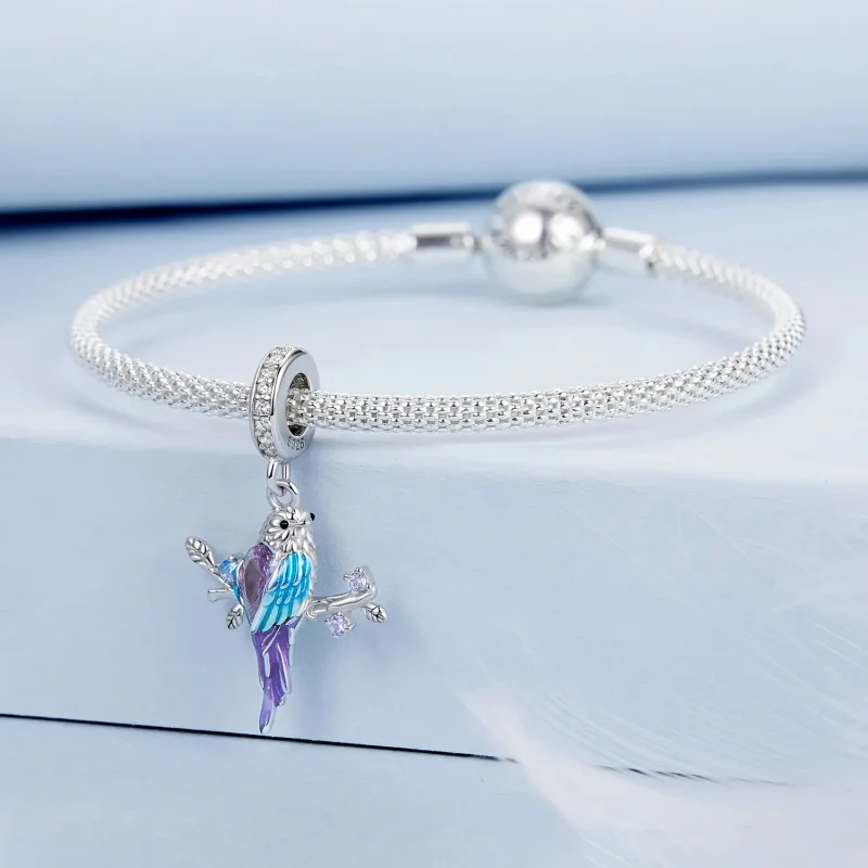 (image for) PANDORA Style Kingfisher Pendant - BSC985 - View 3