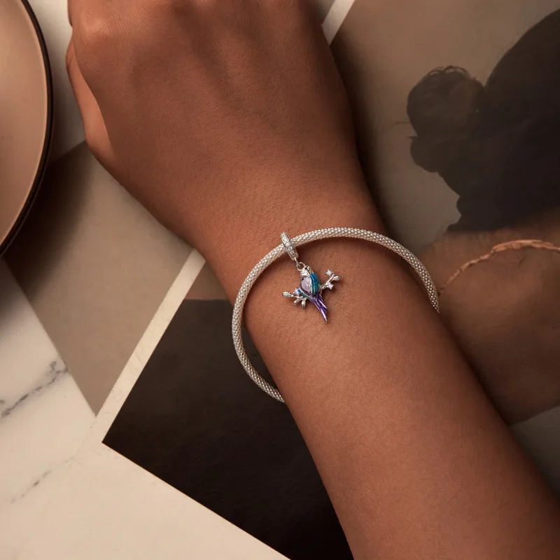 (image for) PANDORA Style Kingfisher Pendant - BSC985 - View 5