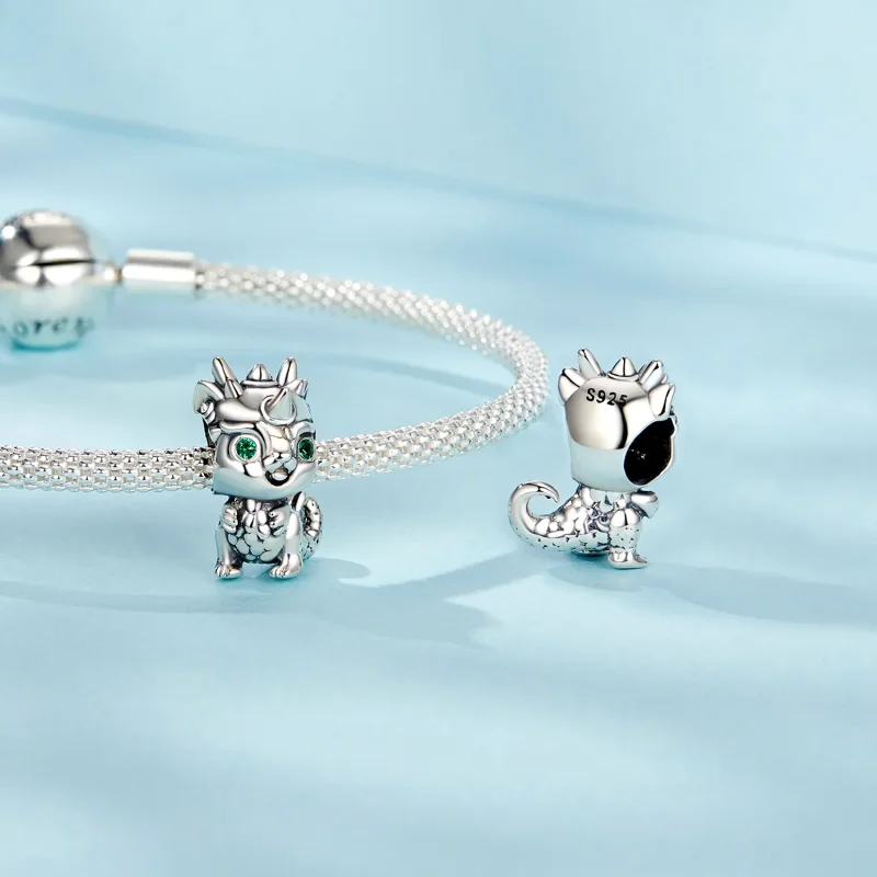 (image for) PANDORA Style Little Dragon Beads - SCC2720 - View 4