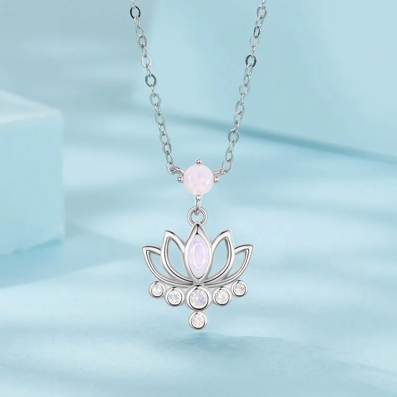 (image for) PANDORA Style Lotus Necklace - SCN520 - View 3