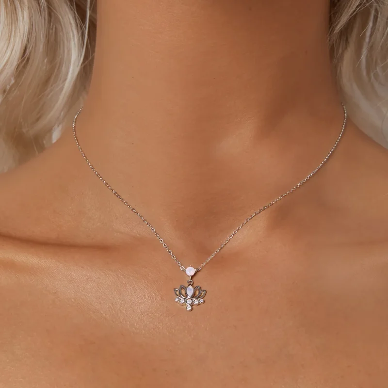 (image for) PANDORA Style Lotus Necklace - SCN520 - View 5