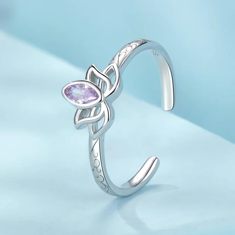 (image for) PANDORA Style Lotus Ring - SCR1020-E - View 2