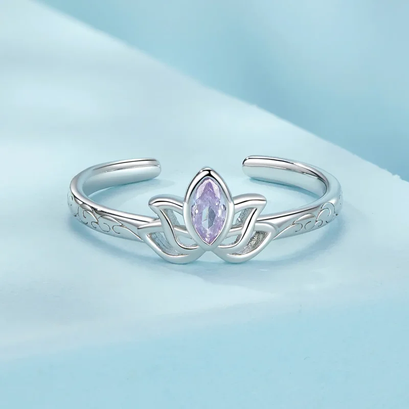 (image for) PANDORA Style Lotus Ring - SCR1020-E - View 3
