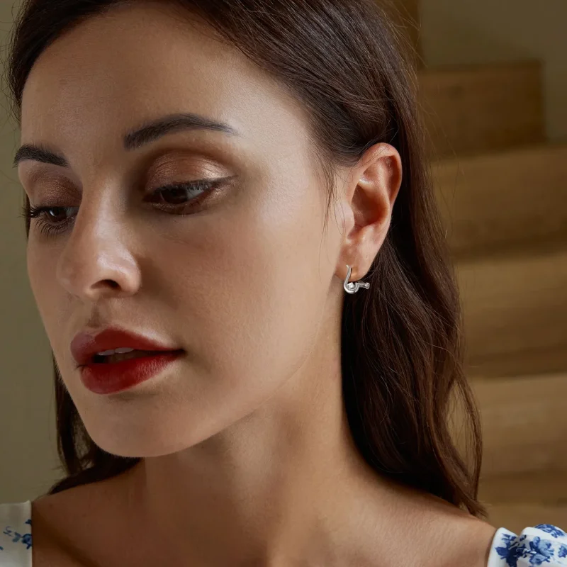 (image for) PANDORA Style Love Earrings - BSE970 - View 6