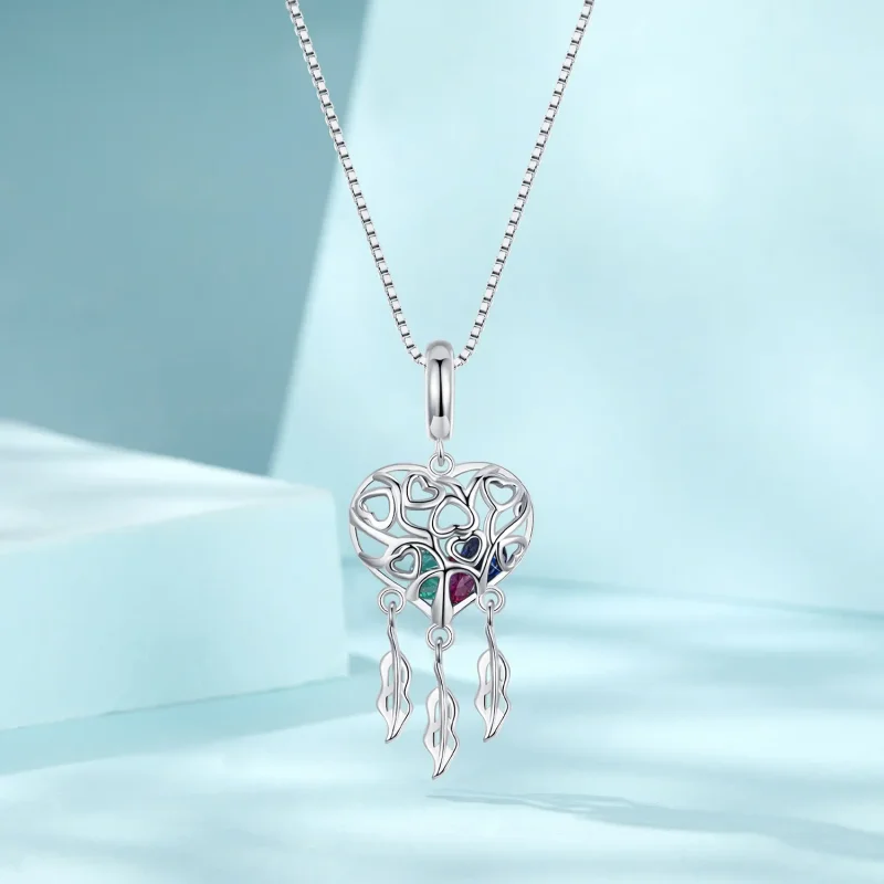 (image for) PANDORA Style Love Tree Of Life Dream Catcher Necklace - SCN519 - View 3