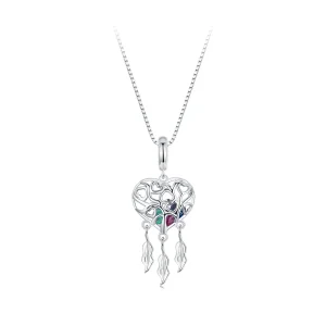 (image for) PANDORA Style Love Tree Of Life Dream Catcher Necklace - SCN519