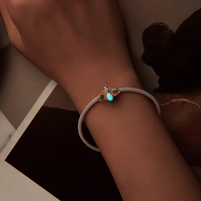 (image for) PANDORA Style Luminous Flying Butterfly - SCC2733 - View 4