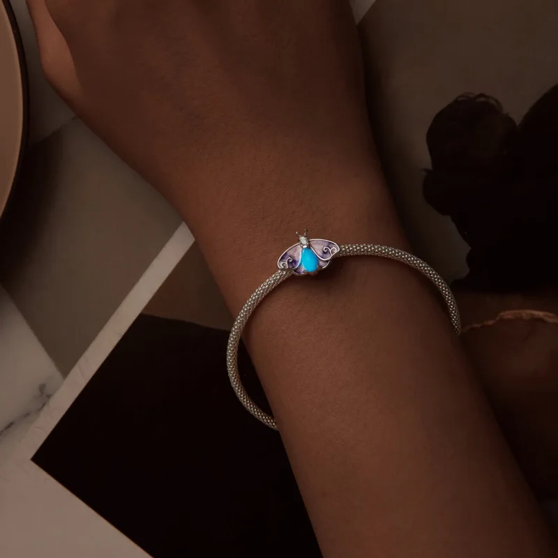 (image for) PANDORA Style Luminous Gradient Butterfly Beads - SCC2732 - View 4