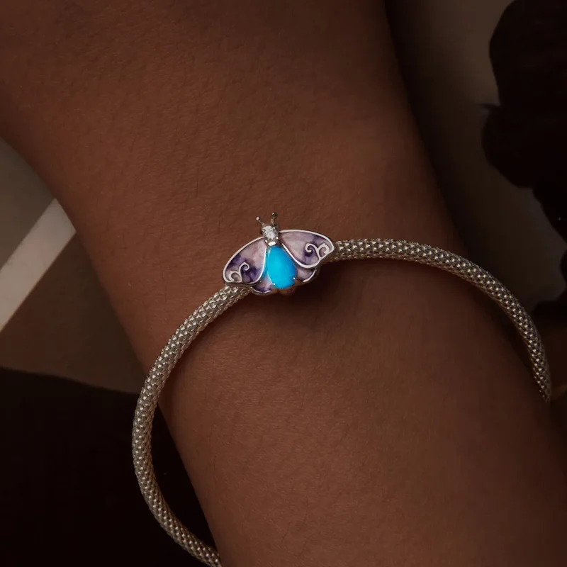 (image for) PANDORA Style Luminous Gradient Butterfly Beads - SCC2732 - View 5