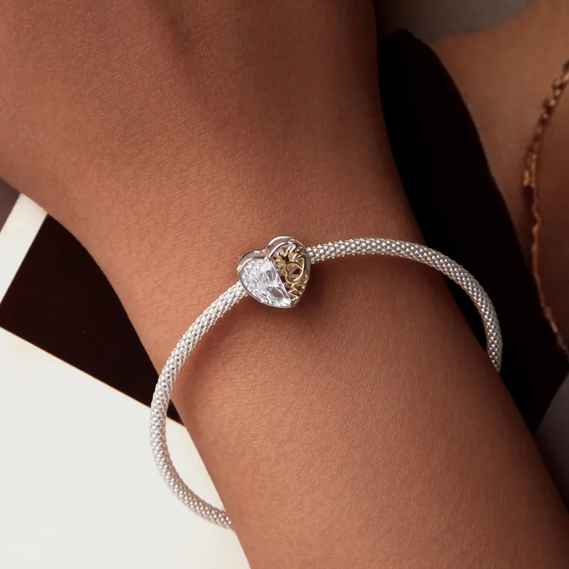 (image for) PANDORA Style Mom's Heart Beads - BSC1002 - View 7