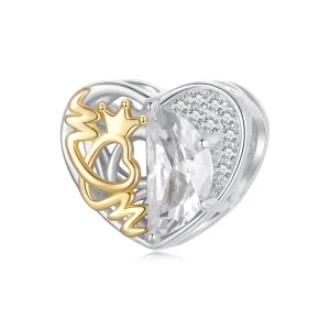 (image for) PANDORA Style Mom's Heart Beads - BSC1002