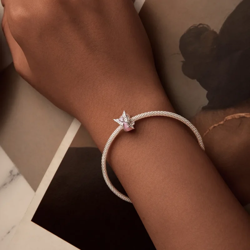 (image for) PANDORA Style Monet Butterfly Silicone Spacer Beads - BSC991 - View 5