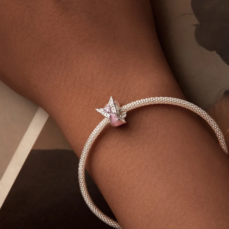 (image for) PANDORA Style Monet Butterfly Silicone Spacer Beads - BSC991 - View 6