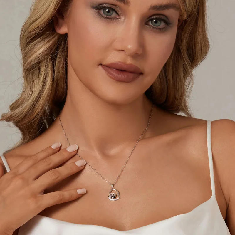 (image for) PANDORA Style Panda Necklace - SCN515 - View 6