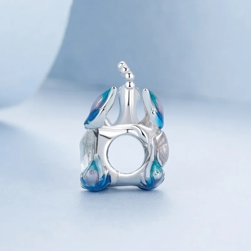 (image for) PANDORA Style Peacock Beads - BSC979 - View 3