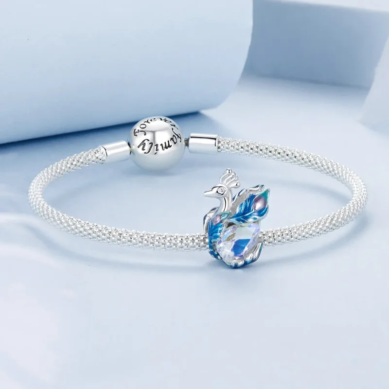 (image for) PANDORA Style Peacock Beads - BSC979 - View 5