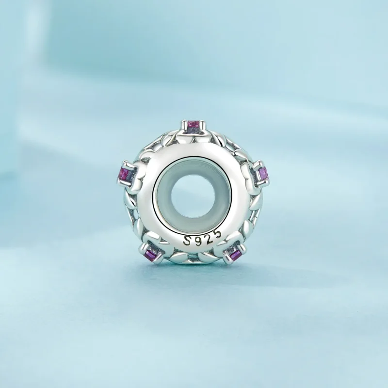 (image for) PANDORA Style Retro Iris Silicone Spacer Beads - SCC2756 - View 3