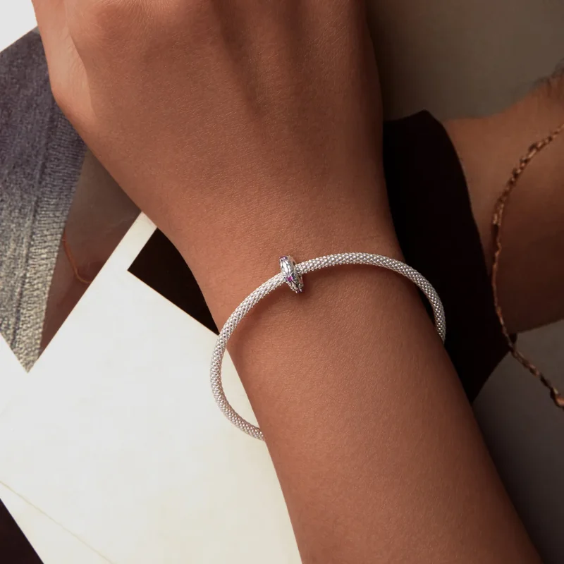 (image for) PANDORA Style Retro Iris Silicone Spacer Beads - SCC2756 - View 6