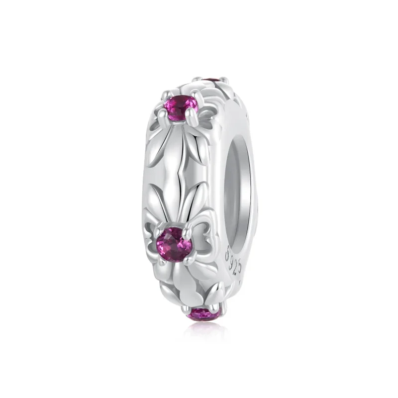 (image for) PANDORA Style Retro Iris Silicone Spacer Beads - SCC2756 - Product Image