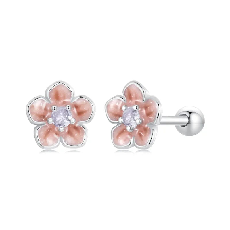 (image for) PANDORA Style Romantic Cherry Blossom Earrings - BSE992 - Product Image
