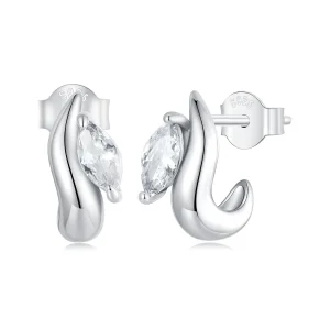 (image for) PANDORA Style Simple Marquise Stud Earrings - BSE971
