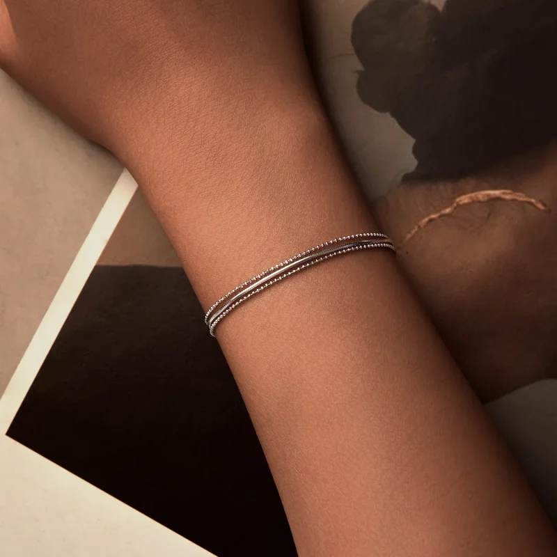 (image for) PANDORA Style Simple Three-Layer Bracelet - BSB164 - View 4