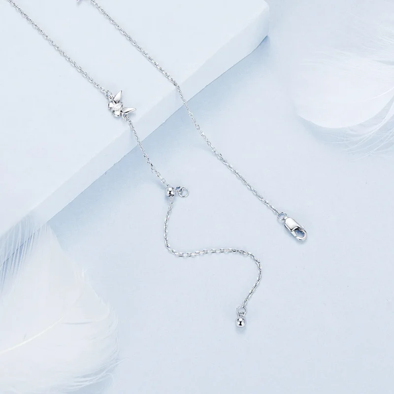 (image for) PANDORA Style Small Butterfly Clavicle Chain - BSN376 - View 4