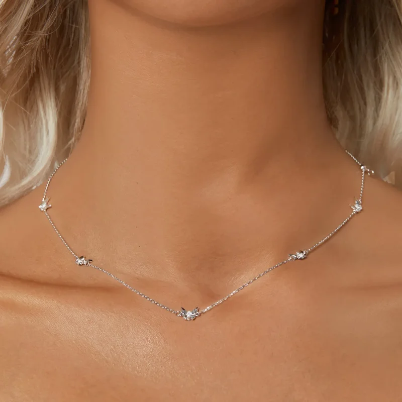 (image for) PANDORA Style Small Butterfly Clavicle Chain - BSN376 - View 5