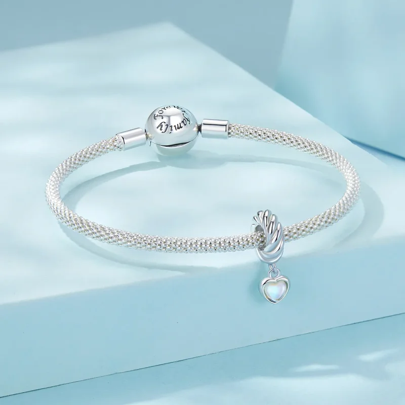 (image for) PANDORA Style Smart Heart Silicone Spacer Beads - SCC2755 - View 4