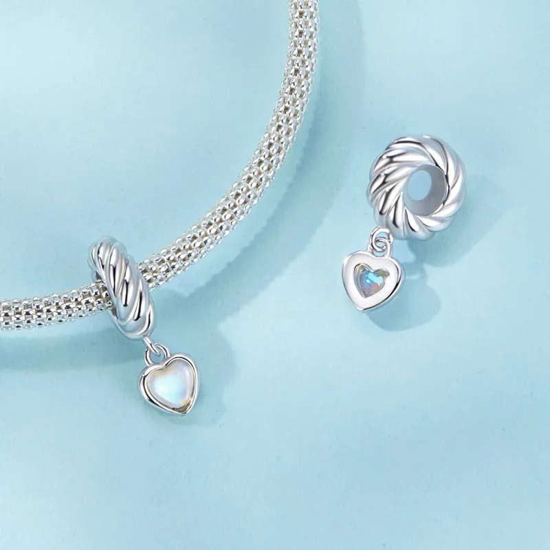 (image for) PANDORA Style Smart Heart Silicone Spacer Beads - SCC2755 - View 5