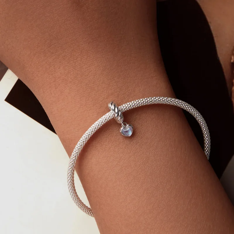 (image for) PANDORA Style Smart Heart Silicone Spacer Beads - SCC2755 - View 7