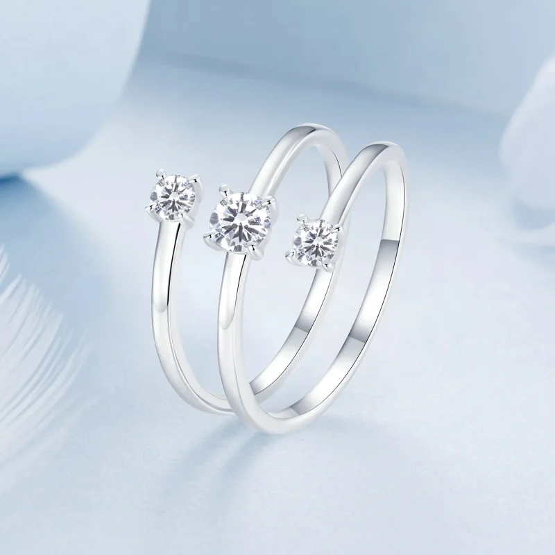 (image for) PANDORA Style Sparkling Wrap Ring - BSR532-E - View 2