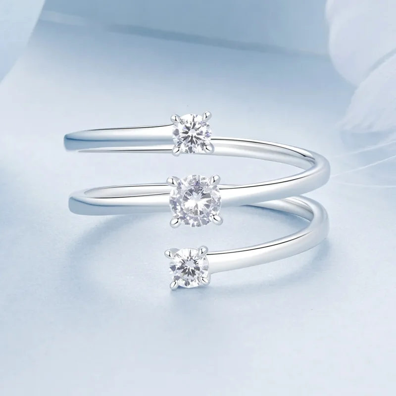 (image for) PANDORA Style Sparkling Wrap Ring - BSR532-E - View 3