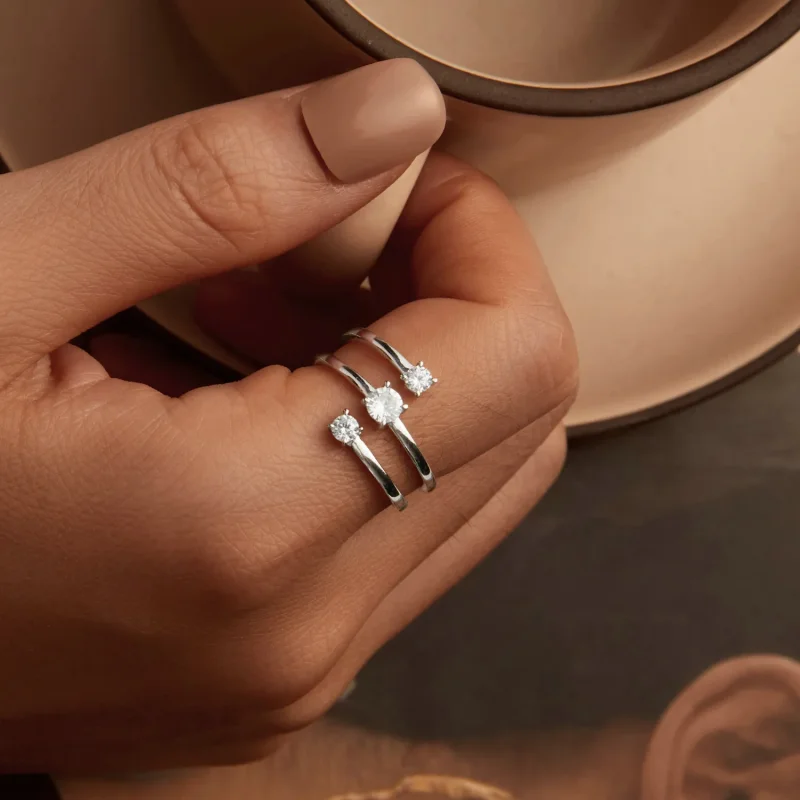 (image for) PANDORA Style Sparkling Wrap Ring - BSR532-E - View 4