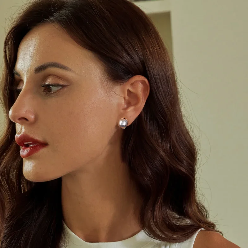 (image for) PANDORA Style Square Earrings - BSE973 - View 6